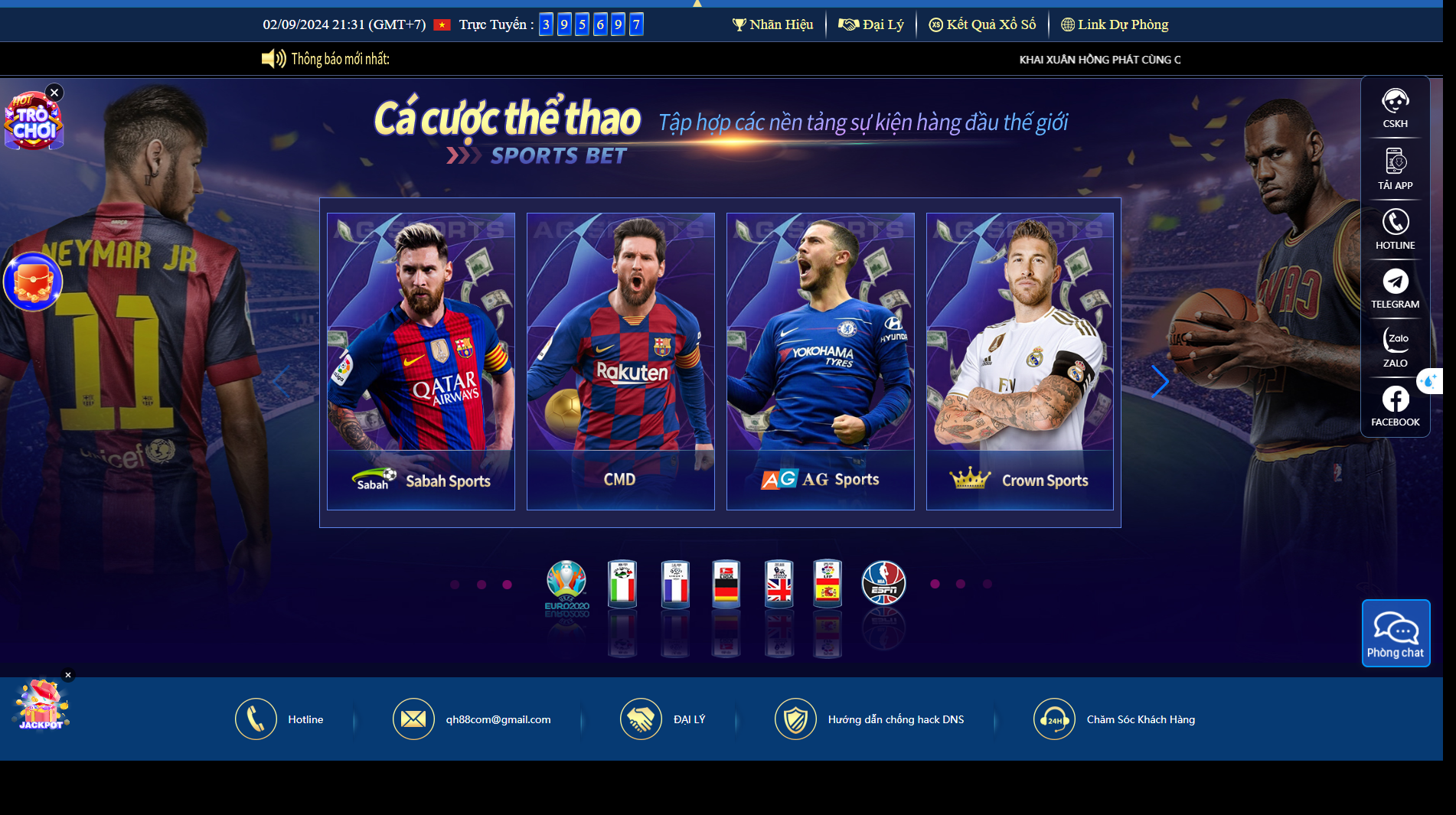 Cá cược thể thao điện tử dành cho mọi người chơi QH88 Việt Nam